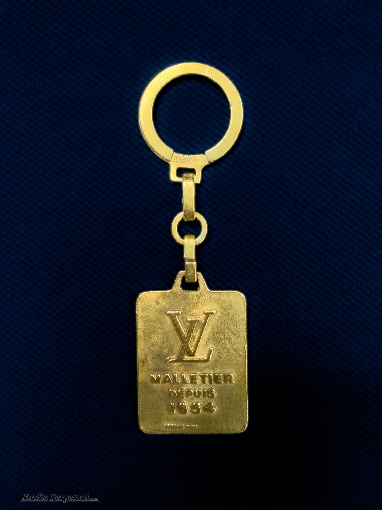 LV Martier 1854 Vintage Schlüsselanhänger